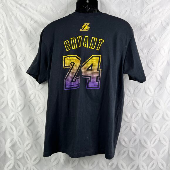 LA Lakers 2011 NBA Adidas Official Kobe Bryant #24 Black Purple Mens Size XL - Picture 5 of 7